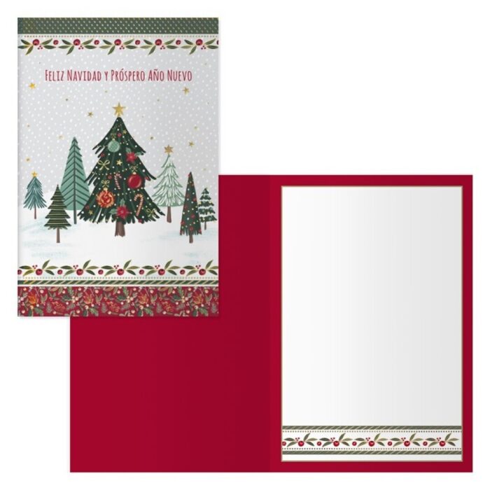 TARJETA CHRISTMAS NAVIDAD SNOW