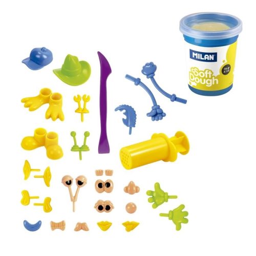 PLASTILINA SOFT DOUGT CAJITA HAPPY FACES