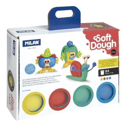 PLASTILINA SOFT DOUGT CAJITA HAPPY FACES