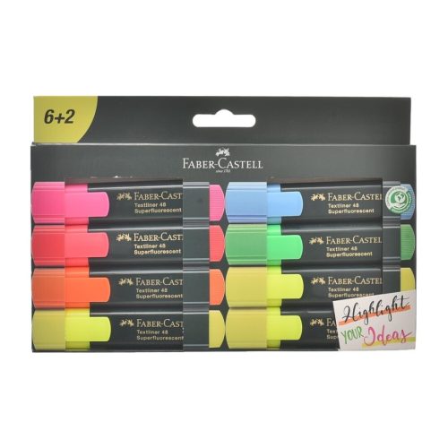 FLUORESCENTE FABER BLISTER 6+2UDS