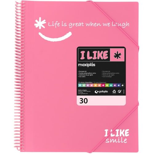 CARPETA FUNDAS G.P.MAXIPLAS LIKE2 PP 30F ROSA CLARO