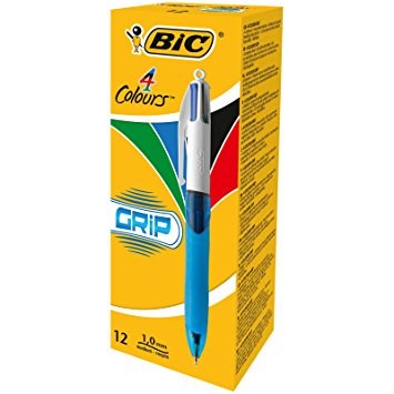 BOLIGRAFO BIC 4 COLORES GRIP