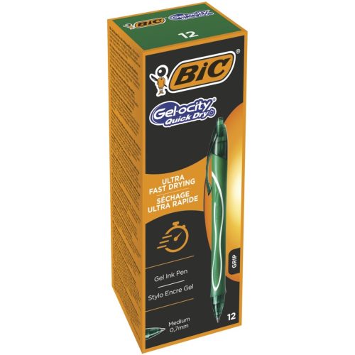 BOLIGRAFO BIC GEL-OCITY QUICK DRY VERDE