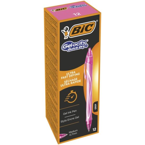 BOLIGRAFO BIC GEL-OCITY QUICK DRY ROSA