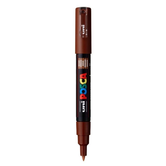 ROTULADOR UNIBALL POSCA PC1M MARRON