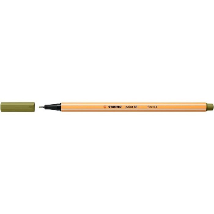 ROTULADOR STABILO POINT 88 Nº37 MUD GREEN