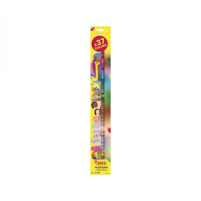 PLASTILINA JOVI SET 37 COLORES 15GR.