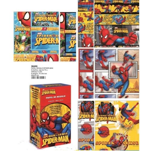 PAPEL REGALO ROLLO SPIDERMAN 70X2