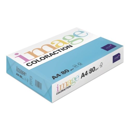 PAPEL IMAGE A4 500H 80GR AZUL TURQUESA