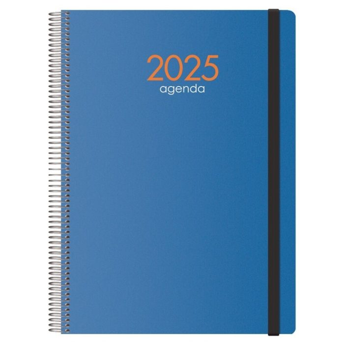 AGENDA SYNCRO 21X29 DIA PAGINA AZUL 2025