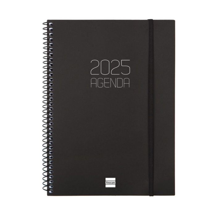 AGENDA FINOCAM OPAQUE E10 15x21 SV NEGRO 2025