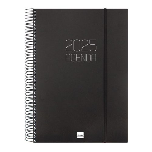 AGENDA FINOCAM OPAQUE E40 1DP 2025 NEGRO+