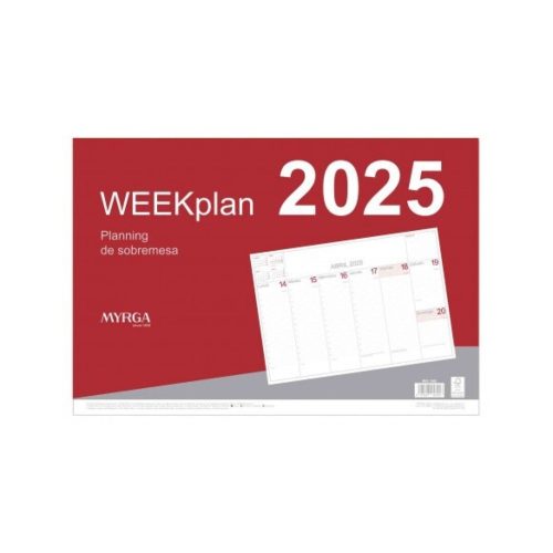 CALENDARIO PLANING MYRGA 2025 WEEKPLAN