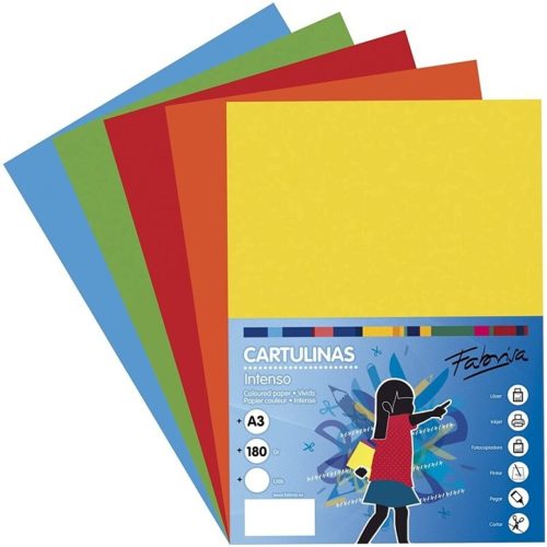 CARTULINAS FABRISA A3 COLORES FUERTES