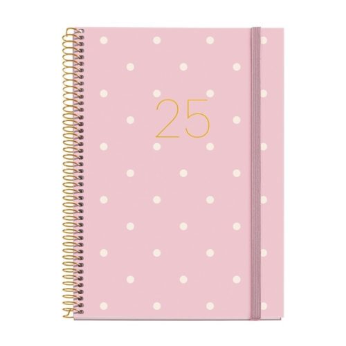 AGENDA MR.ESP.PLUS D/P POLKA DOTS 25