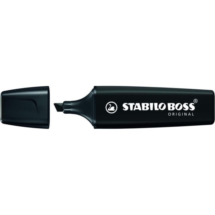 FLUORESCENTE STABILO BOSS NEGRO