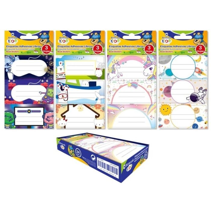 ETIQUETA SOBRE NOMBRES LIBROS KIDS